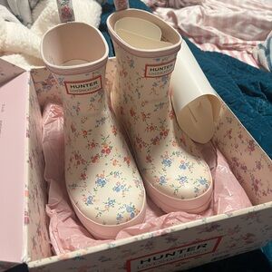 Hunter x LoveShackFancy Floral Rain Boots